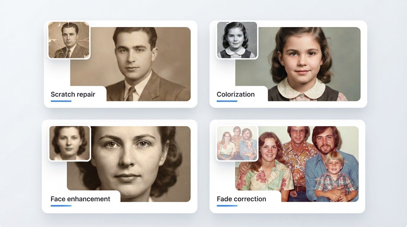 7 Best AI Photo Restoration Tools in 2026 (Free & Paid)