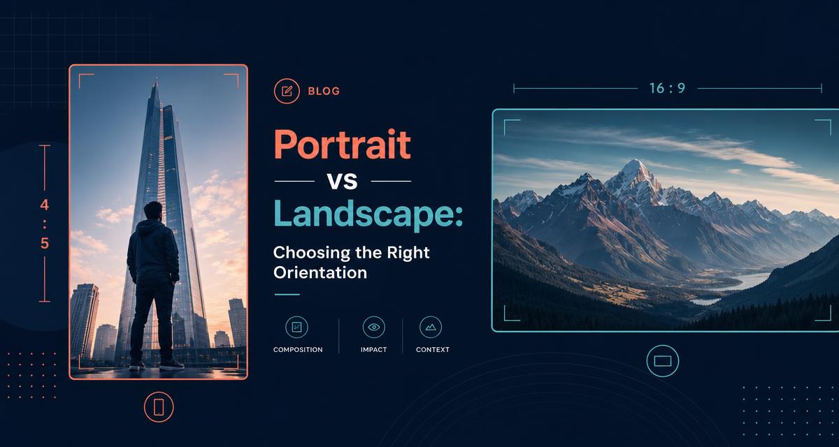 Portrait vs Landscape: How to Choose the Right Orientation