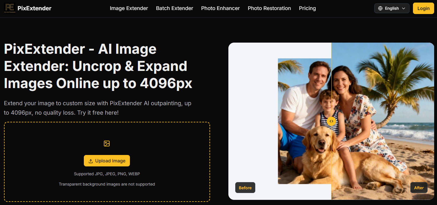 PixExtender Announces Enhanced AI Image Extension Technology for Seamless Visual Expansion Across Digital Platforms